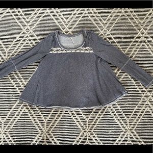 Free people trendy sweatshirt
